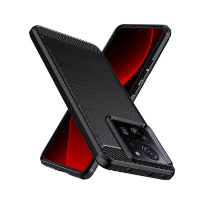 Husa Xiaomi 13T / 13T Pro, Carbon Pro, Negru